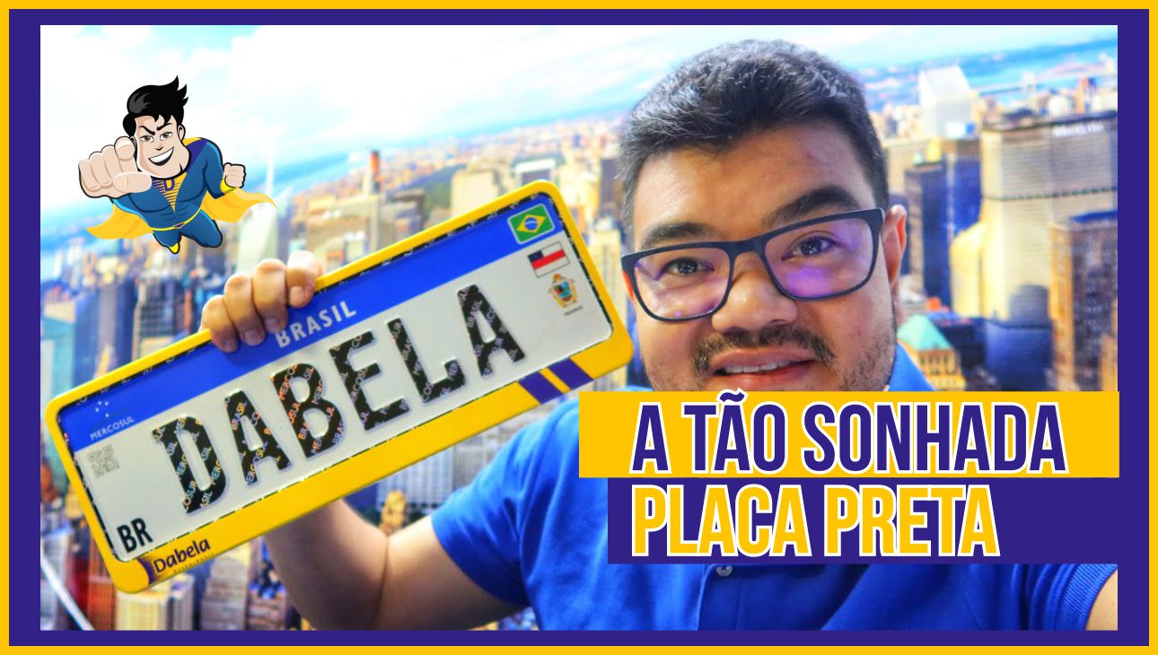 Como conseguir a placa preta?