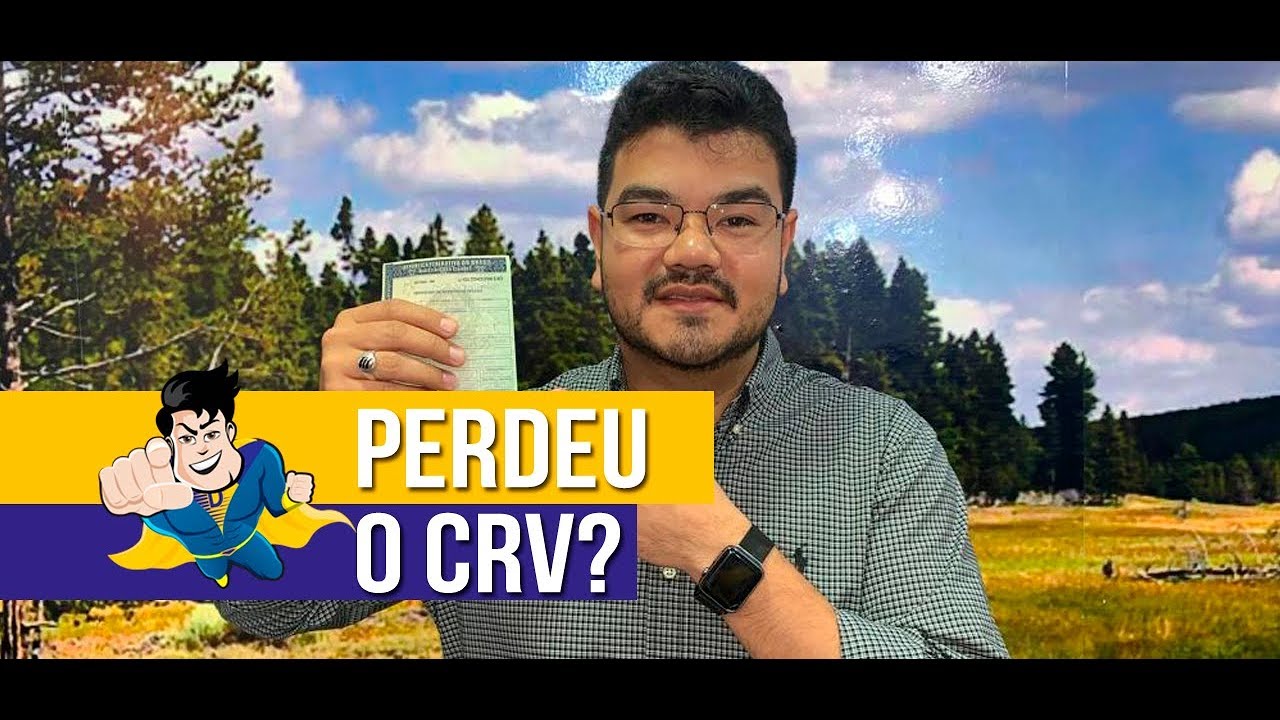 O que fazer se voc&ecirc; perder o CRV